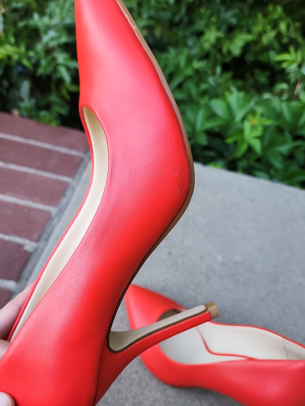 Nine West Red Pointed-Toe Stiletto Pumps - Picture 12 of 17